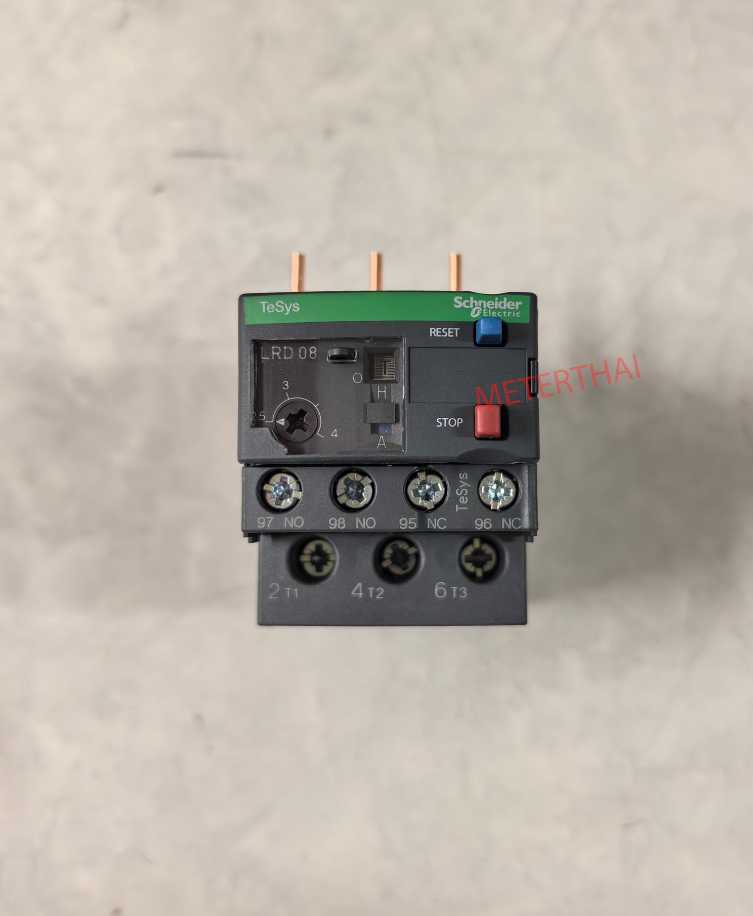 Schneider Electric LRD08 กระแส 2.5-4 A โอเวอร์โหลด รีเลย์ Overload Relay