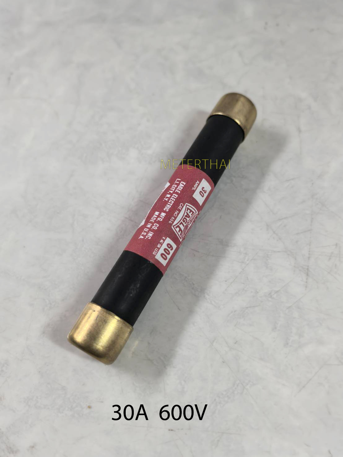 EAGLE ฟิวส์กระบอก 30A 600V Cylinder FUSE ฟิวส์ใส่เซฟตี้สวิทซ์
